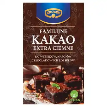 Społem Krüger Familijne kakao extra ciemne 80 g oferta