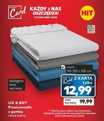 Kaufland LIV & BO Prześcieradło z gumką oferta