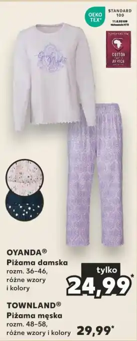 Kaufland OYANDA Piżama damska oferta