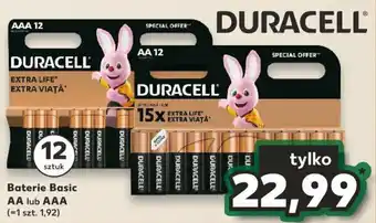 Kaufland Baterie Basic AA lub AAA 12 szt. oferta