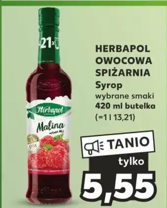 HERBAPOL OWOCOWA SPIŻARNIA Syrop 420 ml