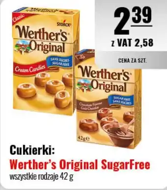 Eurocash Cukierki: Werther's Original SugarFree 42 g oferta
