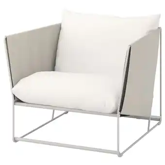 IKEA Havsten Fotel ogrodowy, beżowy/beżowy oferta