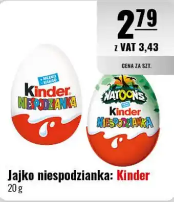 Eurocash Jajko niespodzianka: Kinder 20 g oferta