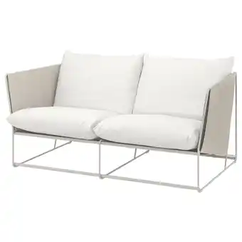 IKEA Havsten Sofa 2-osobowa, na zewnątrz, beżowy/beżowy oferta