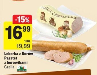 Intermarche Leberka z Borów lub pasztet z borowikami 1kg oferta