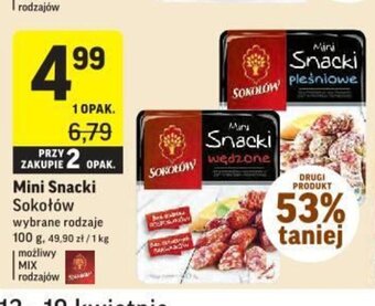 Intermarche Mini Snacki Sokołów 100g oferta