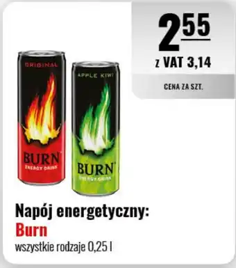 Eurocash Napój energetyczny: Burn 0,25 l oferta