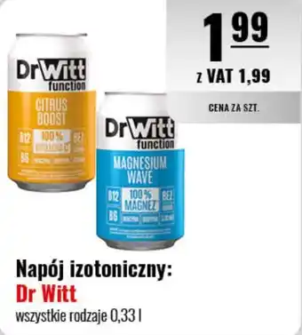 Napój izotoniczny: Dr Witt 0,33 l