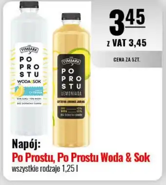 Eurocash Napój: Po Prostu, Po Prostu Woda & Sok 1,25 l oferta