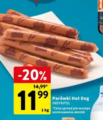 Intermarche Parówki Hot Dog INDYKPOL 1 kg oferta