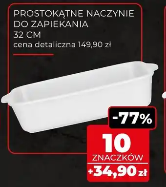 Intermarche PROSTOKĄTNE NACZYNIE DO ZAPIEKANIA 32 CM oferta