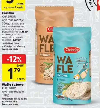 Intermarche CHABRIOR Wafle ryżowe 100g oferta