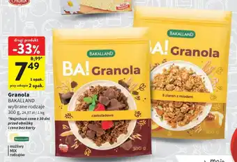 Intermarche BAKALLAND Granola 300g oferta