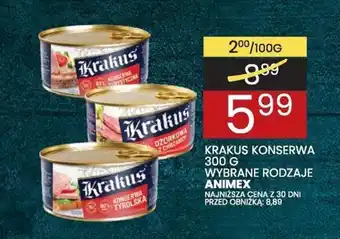 Wafelek ANIMEX KRAKUS KONSERWA 300g oferta