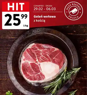 Intermarche Goleń wołowa z kością 1 kg oferta