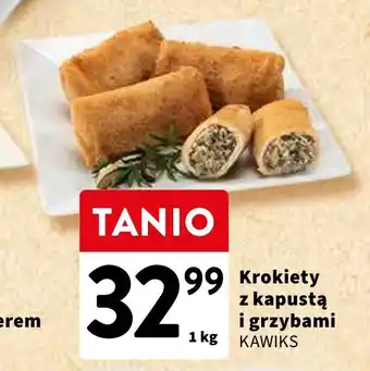 Intermarche Krokiety z szynką i serem KAWIKS 1 kg oferta