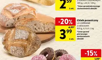 Intermarche Chleb pszeniczny z zakwasem LA LORRAINE 410 g oferta
