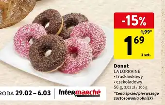 Intermarche Donut LA LORRAINE 56 g oferta