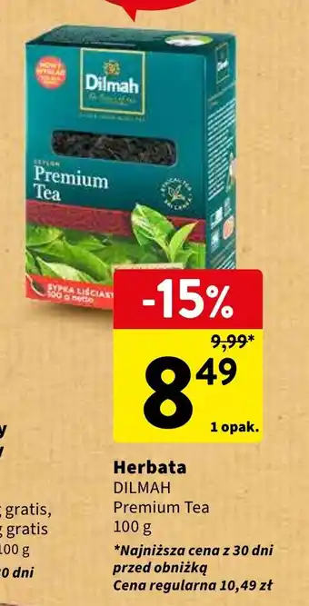 Intermarche Herbata DILMAH Premium Tea 100 g oferta