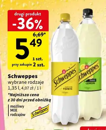 Intermarche Schweppes 1,35 l oferta