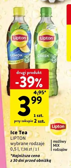 Intermarche Ice Tea LIPTON 0,5 l oferta