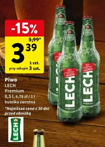 Intermarche Piwo LECH 0,5 l oferta