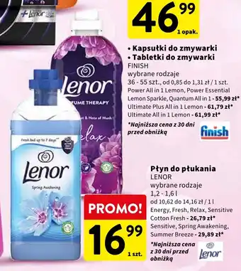 Intermarche Płyn do płukania LENOR 1,2-1,6 l oferta