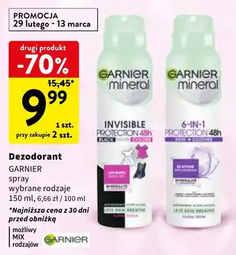 Intermarche Dezodorant GARNIER 150 ml oferta