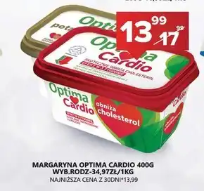 Spiżarnia Smakosza Optima Cardio Margaryna roślinna z dodatkiem steroli roślinnych 400 g oferta