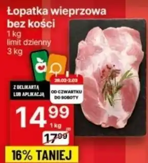 Delikatesy Centrum Łopatka wieprzowa oferta