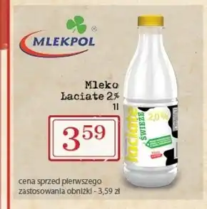 Społem Łaciate Mleko świeże 2,0 % 1 l oferta