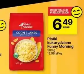 Delikatesy Centrum Płatki kukurydziane Funny Morning oferta