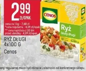 Społem Cenos Ryż biały długi 400 g (4 torebki) oferta