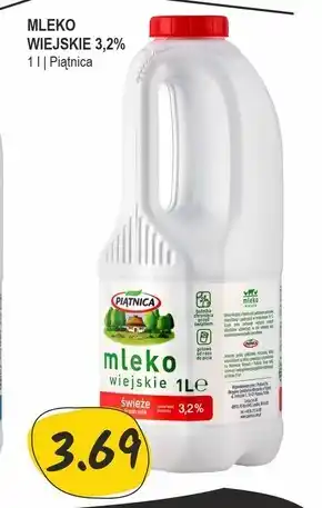 Słoneczko Piątnica Mleko wiejskie świeże 3,2% 1 l oferta