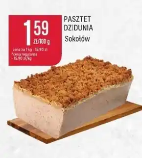 Społem Sokołów Pasztet Dzidunia oferta