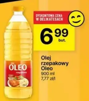Delikatesy Centrum Oleo Olej słonecznikowy 0,9 l oferta