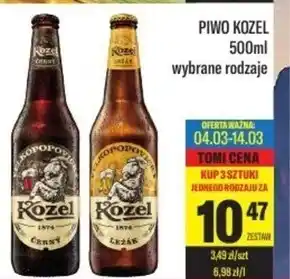 TomiMarkt Kozel Černý Piwo ciemne 500 ml oferta