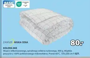 JYSK Kołdra TEX oferta