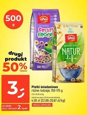 Dealz Płatki śniadaniowe Oho oferta