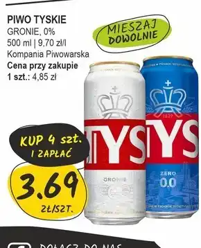 Słoneczko Tyskie Piwo jasne 500 ml oferta