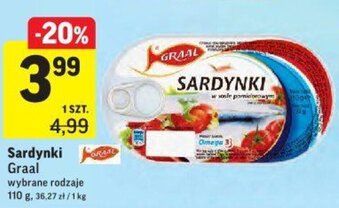 Intermarche Sardynki Graal 110g oferta