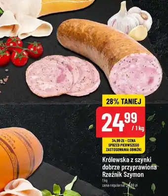 Polomarket Królewska z szynki dobrze przyprawiona Rzeźnik Szymon 1kg oferta
