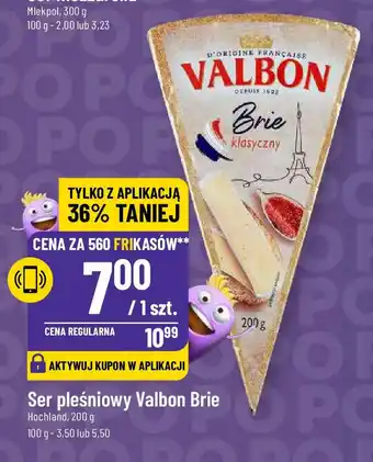 Polomarket Ser pleśniowy Valbon Brie Hochland 200 g oferta