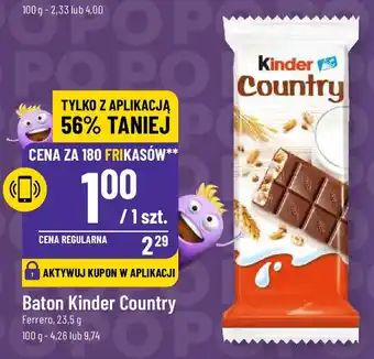 Polomarket Baton Kinder Country Ferrero, 23,5 g oferta