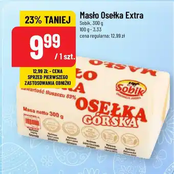 Polomarket Masło Osełka Extra Sobik 300 g oferta