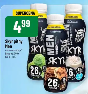Polomarket Skyr pitny Men Bakoma 300 g oferta