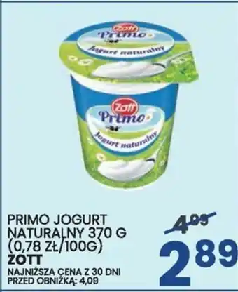 Wafelek ZOTT PRIMO JOGURT NATURALNY 370 G oferta