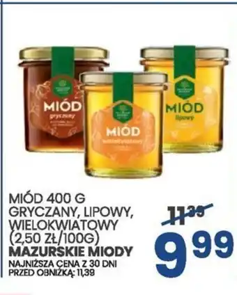 Wafelek MAZURSKIE MIODY MIÓD 400 G oferta