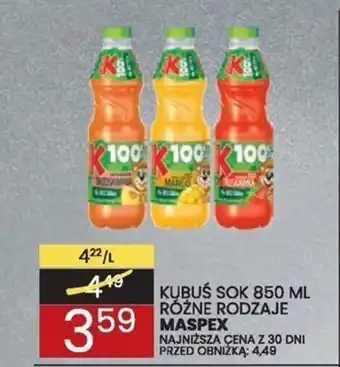 MASPEX KUBUŚ SOK 850ml